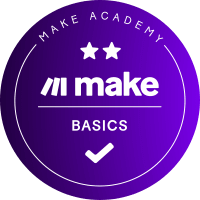 Make Basics Certification badge